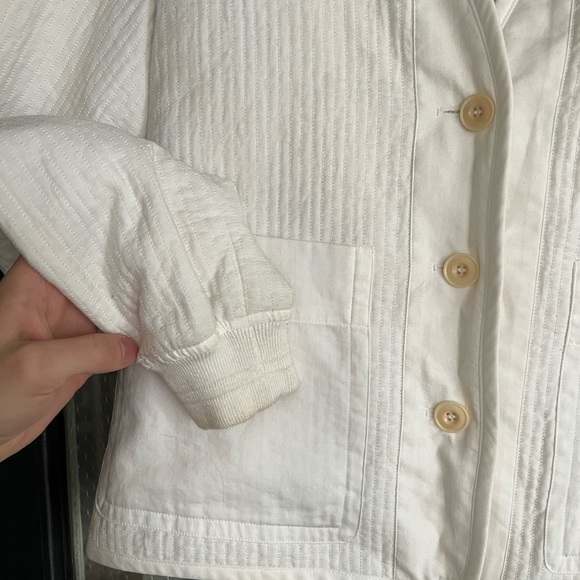 LEMAIRE White Quilted Jacket 2 - Picture 4 of 8